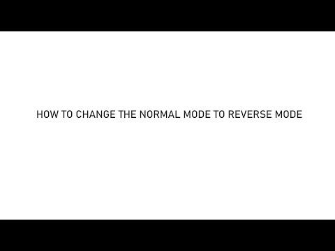 O11D EVO Tutorial – Transform to Reverse mode