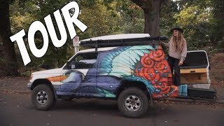 COOL COUPLE LIVES IN OFF-ROAD SUV | TOUR | #4x4life #vanlife