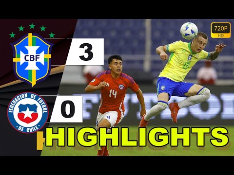 BRASIL 3 X 0 CHILE All Goals & Highlights 2025 SUB 20