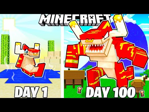 Insane Challenge: Surviving 100 Days with a Bull Shark in Minecraft!