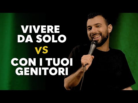 Sandro Cappai: VIVERE DA SOLO vs VIVERE CON I TUOI #StandUpComedy