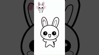 How to Draw a Happy Chibi Bunny | Easy Step by Step Drawing Tutorial for Beginners