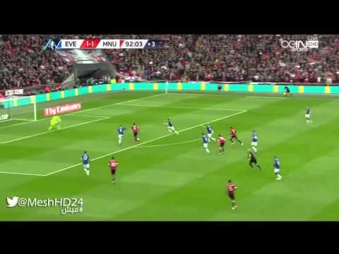(HD) Anthony Martial Fa Cup Semi Final goal against Everton 23/04/16
