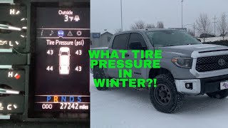Tundra Tire Pressure Keeps Dropping! How cold is too cold?!