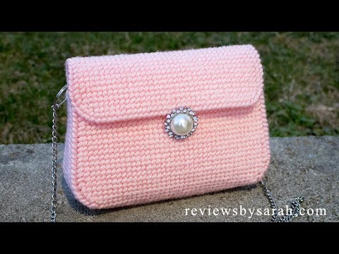 How to Make a Plastic Canvas Bag - Purse Handbag Clutch