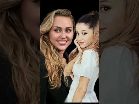 Miley Cyrus Vs Ariana Grande.#shorts #evolution