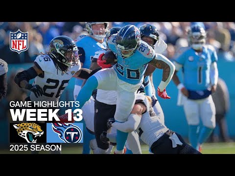 Jacksonville Jaguars vs. Tennessee Titans Game Highlights | NFL 2025 Season Week 13