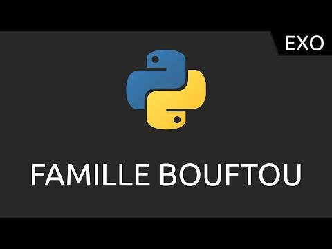 Exo Python 7 famille bouftou