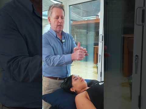 C1/C2 Cervical Spine adjustment / manipulation #physicaltherapy #chiropractor #osteopathy