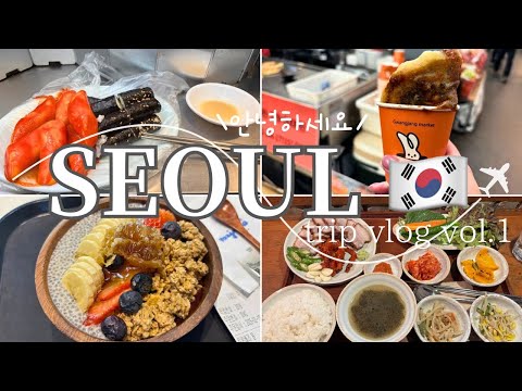 【韓国/ソウル🇰🇷】30代女子ぼっち旅行✈️vol.1/穴場？のアウトレット店にも行く/広蔵市場/東大門/高速ターミナル/狎鴎亭/ドーミーインソウル江南/ANA