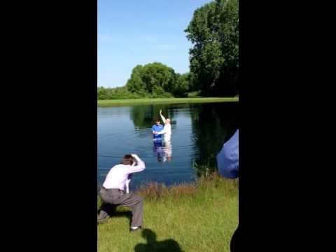 Adam Romanski's Baptism 7/21/13 We are so blessed!