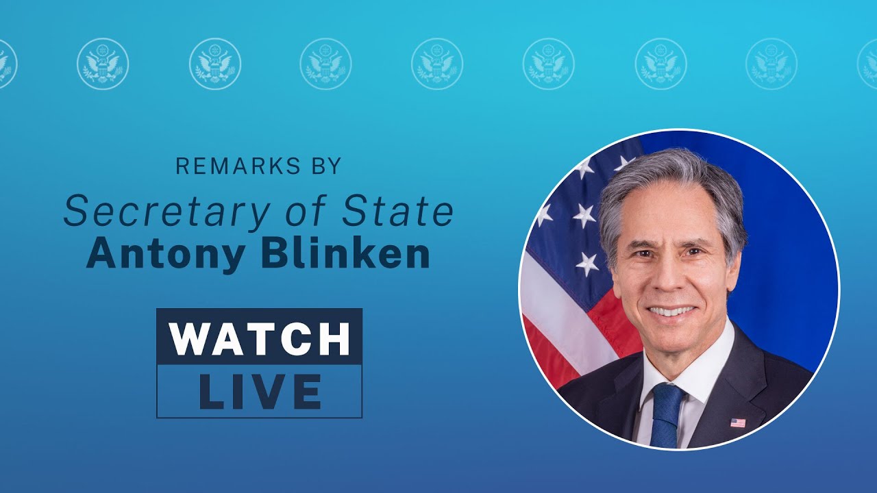 Secretary of State Antony J. Blinken holds a press availability - 11:00 AM