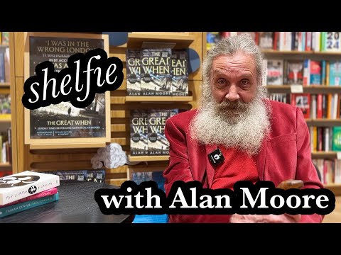 Shelfie with Alan Moore
