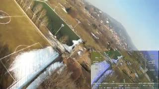 preview picture of video 'GOPRO and Osd Pro Twinstar FPV Flight - City Park 1'