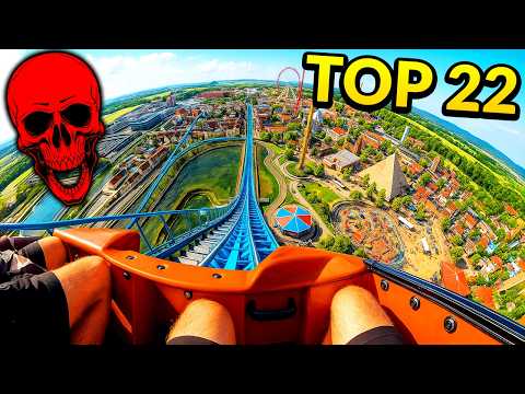 22 NAJSTRASZNIEJSZYCH ROLLERCOASTERÓW - Energylandia 2025 (4K) (Zator, Polska) GoPro HERO 13