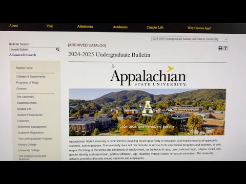 How To Register For Classes At App State
