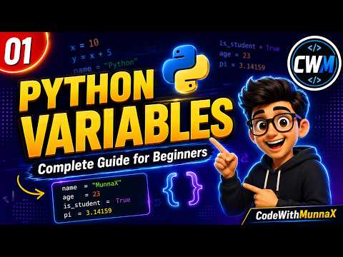 01 Python Variables Tutorial Naming Rules Assignment Dynamic Typing