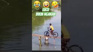 Download lagu adek ini Lomba bersepeda di atas air tapi jatuh 😂 #shortsvideo mp3