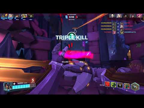 PENTAKILL with Zhin (omega skin) - Paladins (TDM)