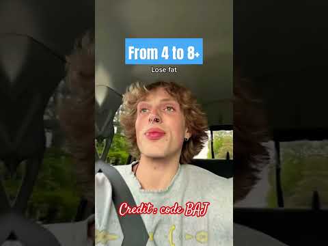 Sub 5 to Chad Transformation Fat Loss #blackpill #lookmaxxing #mewing