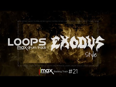 Thrash Metal Drum Track / Exodus Style / 200 bpm
