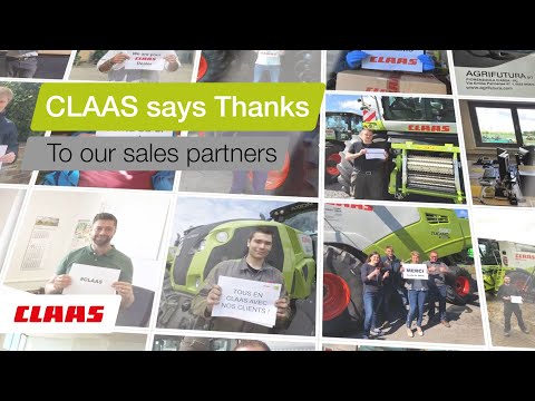 CLAAS says Thanks. To our sales partners.
