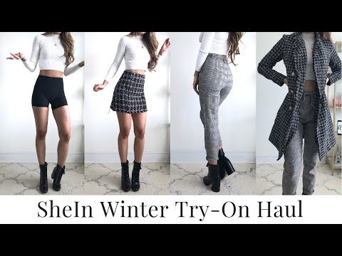 SheIn Winter Try On Clothing Haul