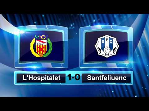 Resumen de L'Hospitalet 1-0 Santfeliuenc