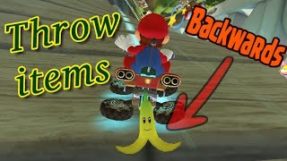how to throw items backwards in mario kart 8 deluxe nintendo switch