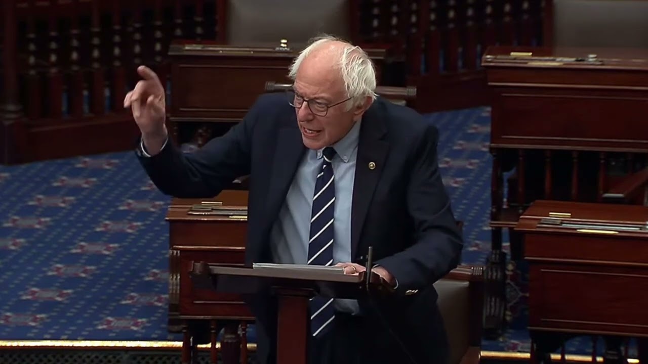 Bernie Continues Fight Against Oligarchy on Senate Floor