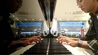 新東名浜松SAでXJapan 3曲連続 Withoutyou La Venus Tears 弾いてみた