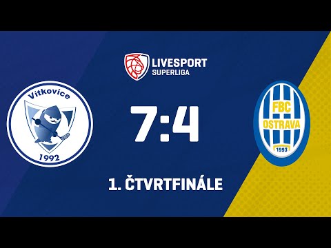 1. čtvrtfinále | 1. SC TEMPISH Vítkovice - FBC ČPP OSTRAVA 7:4