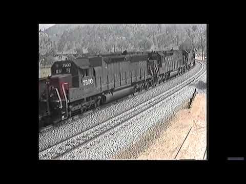 Classic Railroad Series 1149 - SP and Santa Fe Coal over the Tehachapis 1994