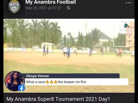 My first goal at the Anambra state super 8 that’s was played from 29/03/2021 and ended on 3rd/04