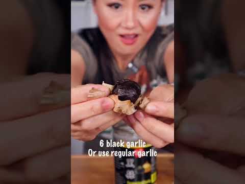 Never had black garlic? Must try this Black garlic and beef - 黑蒜牛肉粒