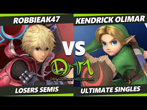 DAT MM 296 Losers Semis - RobbieAK47 (Shulk) Vs. Kendrick Olimar (Young Link) Smash Ultimate - SSBU