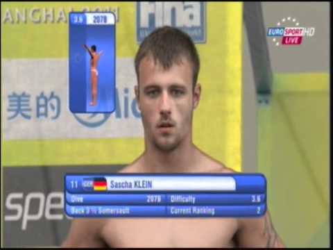 Skoki do wody: Szanghaj 2011 - Sascha Klein vs. Qiu Bo