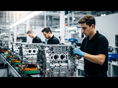 Inside the best Mercedes AMG factory in Germany that produces giant V8 engines