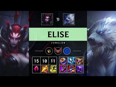Elise Jungle vs Volibear - EUW Grandmaster Patch 25.09