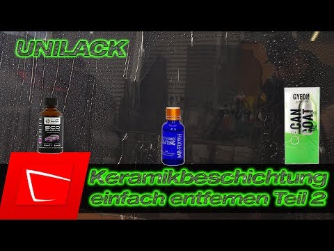 Keramikversiegelung entfernen mit Politur - Liquid Elements Eco Shield, 9HMrFIX und Gyeon CanCoat