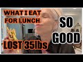 MY GO TO LUNCH | WHAT I ATE TO LOSE FAT | 36 LBS GONE #macrosforlife