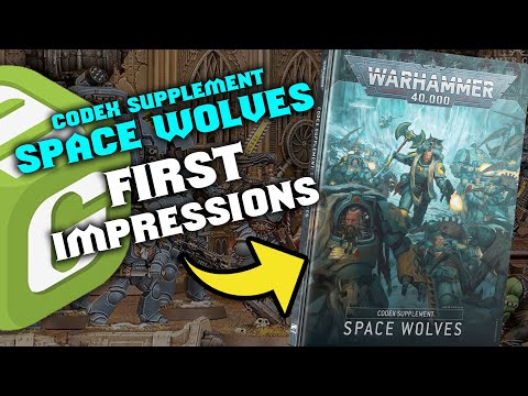 NEW Space Wolves Codex Supplement First Impressions - Warhammer 40k Book Review