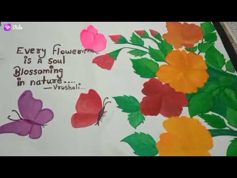 Every flowers is a soul 🌺 #flowers #colours #butterfly