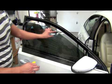 How To Professionally Tint a Car Door window (For Beginners )