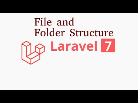 Laravel 7 tutorial 3 file and folder structure