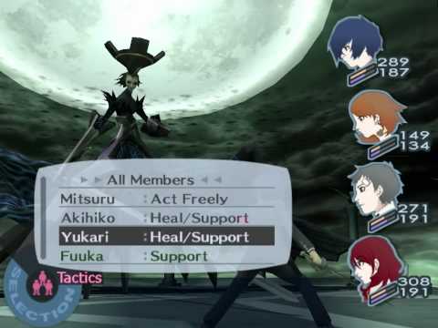 pcsx2 Persona 3 FES ''The Journey'' (Tartarus TOP Floor Last Boss) Nyx [Hard] p3