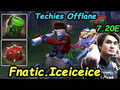 Fnatic Iceiceice - [Techies] OFFLANE FUNNY GAME Super Harras bomb | Dota2 7.20