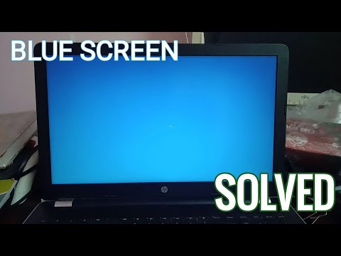 Laptop stuck on blue screen windows 10 solved