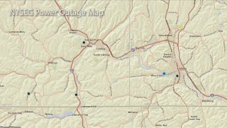 NYSEG Power Outage Map