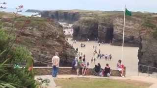 preview picture of video 'Playa de las Catedrales, Ribadeo'